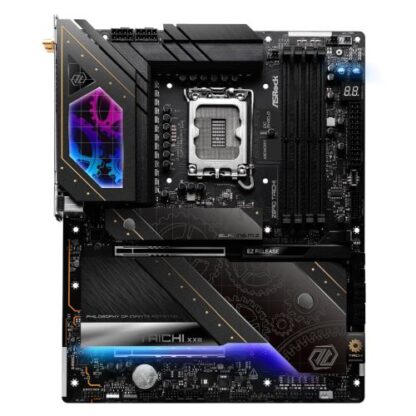 24102024671a843fc222c Asrock Z890 TAICHI, Intel Z890, 1851, ATX, 4 DDR5, HDMI, 2 TB4, Wi-Fi 7, 5G & 2.5G LAN, RGB, 6x M.2 - Black Antler