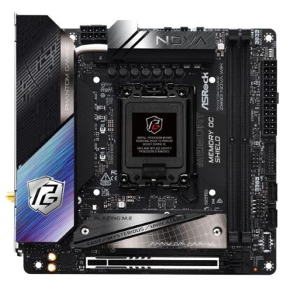 24102024671a8440d28e7 Asrock Z890I NOVA WIFI, Intel Z890, 1851, Mini ITX, 2 DDR5, HDMI, 2 TB4, Wi-Fi 7, 5G LAN, RGB, 3x M.2 - Black Antler