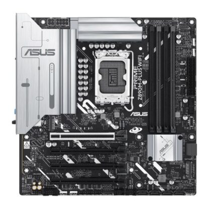 24102024671a852d52be2 Asus PRIME Z890M-PLUS WIFI, Intel Z890, 1851, Micro ATX, 4 DDR5, HDMI, DP, Wi-Fi 7, 2.5G LAN, 3x M.2 - Black Antler