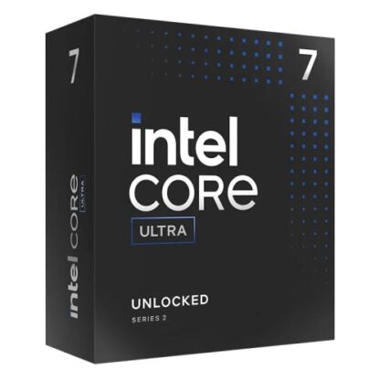 29102024672145f31af50 Intel Core Ultra 7 265K CPU, 1851, 5.5GHz Turbo, 20-Core, 125W (250W Turbo), 30MB Cache, Overclockable, Arrow Lake, NO HEATSINK/FAN - Black Antler