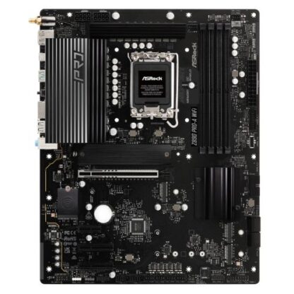 3010202467225e3c57864 Asrock Z890 PRO-A WIFI, Intel Z890, 1851, ATX, 4 DDR5, HDMI, DP, TB4, Wi-Fi 6E, 2.5G LAN, 4x M.2 - Black Antler