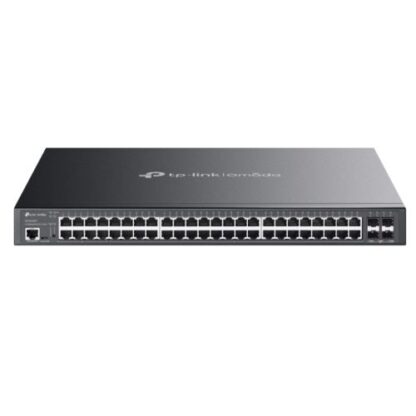 3110202467236749de195 TP-LINK (SG3452XMPP) Omada 48-Port Gigabit and 4-Port 10GE SFP+ L2+ Managed Switch with 40-Port PoE+ & 8-Port PoE++, Rackmountable - Black Antler