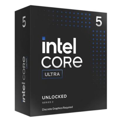 311020246723940fdf2cb Intel Core Ultra 5 245KF CPU, 1851, 5.2GHz Turbo, 14-Core, 125W (159W Turbo), 24MB Cache, Overclockable, Arrow Lake, No Graphics, NO HEATSINK/FAN - Black Antler