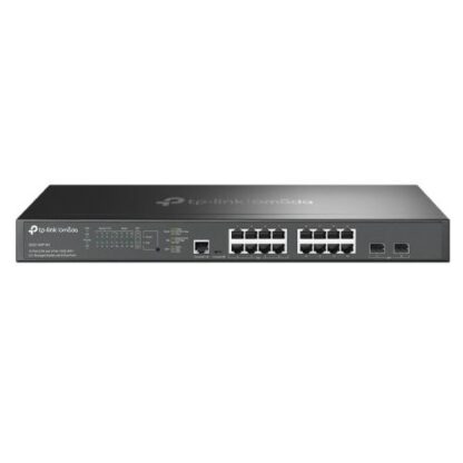 31102024672398c16e8a9 TP-LINK (SG3218XP-M2) Omada 16-Port 2.5G and 2-Port 10GE SFP+ L2+ Managed Switch with 8-Port PoE+, Rackmountable - Black Antler