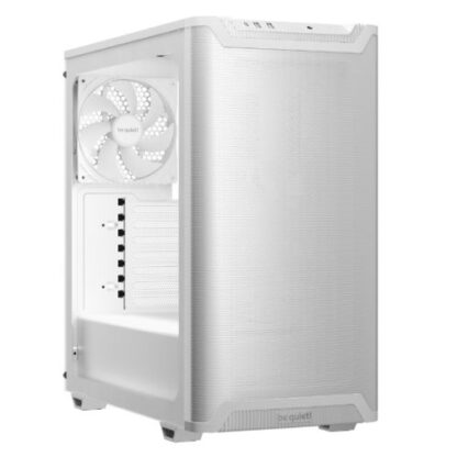 1111202467324be2ec8b0 Be Quiet! Pure Base 501 Airflow Window Gaming Case, ATX w/ Glass Side, Compact Design, 2 Pure Wings 3 Fans, High Airflow Front & Top, USB-C, White - Black Antler