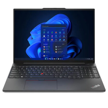 20112024673e26f823386 Lenovo ThinkPad E16 Laptop, 16" WUXGA, i7-1355U, 16GB, 512GB SSD, No Optical, USB-C, Windows 11 Pro - Black Antler