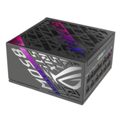 2611202467461b0b18340 Asus ROG Strix 850W Platinum PSU, Fully Modular, 80+ Platinum, ATX 3.1, PCIe 5.0, GaN MOSFET, Intelligent Voltage Stabilizer - Black Antler