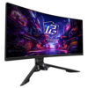 Asrock 34" WQHD Curved Gaming Monitor (PG34QRT3A), 3440 x 1440, 1ms, 2 HDMI, 2 DP, 180Hz, Mini-OLED, Tilt/Swivel/Height Adjust., RGB, VESA