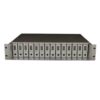 TP-LINK (MC1400) 14-Slot Rackmount Chassis, 14 Bays for up to 14 Media Converters, Hot-Swappable, 2 Fans