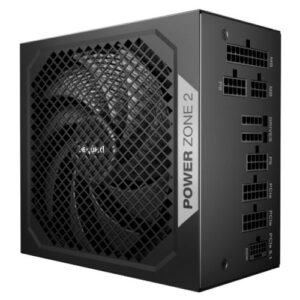 Be Quiet! 1000W Power Zone 2 PSU, Fully Modular, 80+ Platinum, Semi-Passive Zero-RPM Cooling, ATX 3.1, PCIe 5.1
