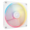 Corsair iCUE LINK LX140-R 14cm PWM Reverse Blade RGB Case Fan, 18 RGB LEDs, Magnetic Dome Bearing, 2000 RPM, White, Single Fan Expansion Kit