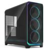 Fractal Design Meshify 3 XL Ambience Pro RGB (Black TG Light) w/ Light Tint Window, E-ATX, Mesh Front, 3x RGB Fans, Adjust Pro Hub, USB-C 20Gbps