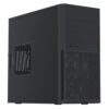 Vida Corporate Black Office Case with a 500W PSU, Micro ATX, 12cm Fan, Mesh Front