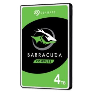 Seagate 2.5", 4TB, SATA3, BarraCuda Hard Drive, 5400RPM, 128MB Cache, 15mm