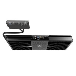 Arctic Senza Under Desk PC, Ryzen 5 5500GT, 16GB DDR4, 1TB SSD, Wi-Fi 6E, 2.5G LAN, USB-C, Silent Passive Cooling, Windows 11 Home N