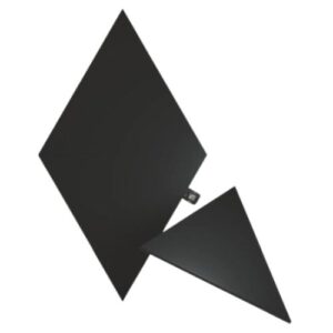 Nanoleaf Shapes Limited Edition Ultra Black Triangles Expansion Pack (3-Panels), RGB *Expansion Kit Only*