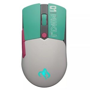 Asus TUF Gaming Mini Wireless/Bluetooth Mouse Hatsune Miku Edition, Tri-Mode Connectivity, 12000 DPI, 6 Programmable Buttons, Ambidextrous, PTFE Feet