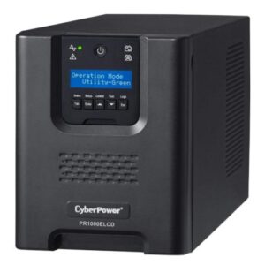 CyberPower 1000VA Line Interactive Tower Pro UPS, 900W, LCD Display, 8x IEC, AVR Energy Saving, Hot-Swap Batteries