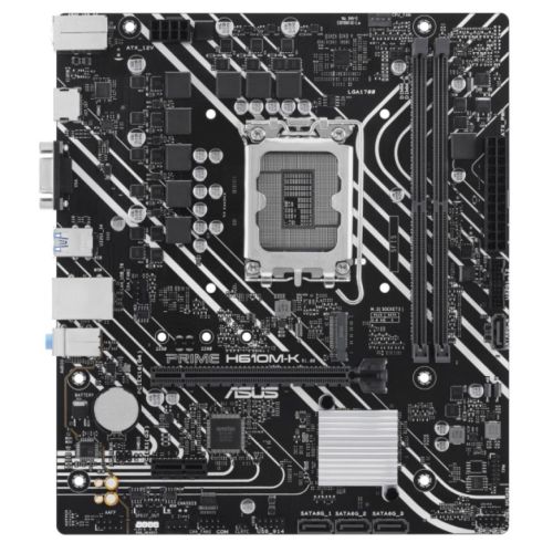 Asus PRIME H610M-K, Intel H610, 1700, Micro ATX, 2 DDR5, VGA, HDMI, PCIe4, 1x M.2