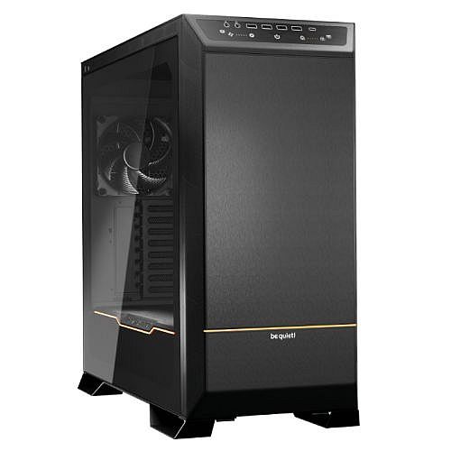 Be Quiet! Dark Base Pro 901 Gaming Case w/ Glass Window, E-ATX, ARGB Strip, 3 Fans, Changeable Top & Front, QI Charger, Touch-Sensitive I/O, Black