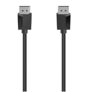 Hama DisplayPort 1.2 Cable, Male to Male, Ultra-HD 4K, 3 Metre
