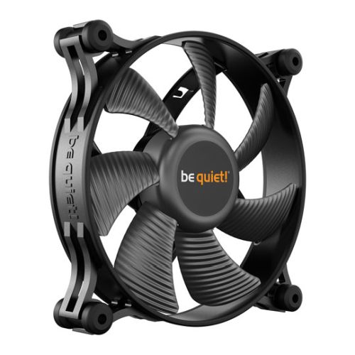 Be Quiet! (BL085) Shadow Wings 2 120mm PWM Case Fan, Rifle Bearing, 1100 RPM, Black