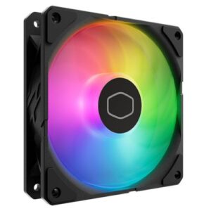 Cooler Master SickleFlow Edge 120 ARGB 120mm PWM Case Fan, Up to 2500 RPM, Loop Dynamic Bearing, Black