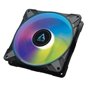ARCTIC 140mm P14 Semi-Passive PWM PST ARGB Case Fan, Fluid Dynamic, 12 LEDs, 200-1900 RPM, 0dB Mode