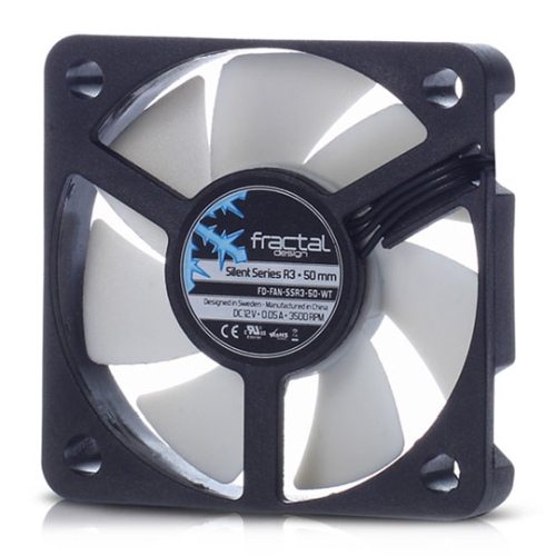 Fractal Design Silent Series R3 50mm Case Fan, 7 Blades, Rifle Bearing, 3500 RPM