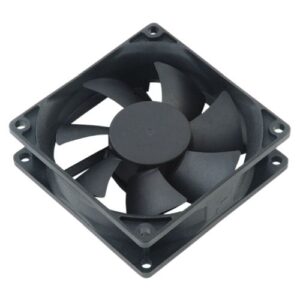 Akasa 80mm Ultra-Quiet Case Fan, EBR Bearing, 1800 RPM, Black