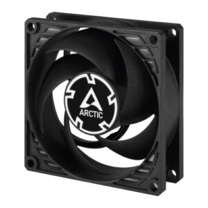 ARCTIC P8 Pressure Optimised 80mm Case Fan, Black, Fluid Dynamic, 3000 RPM