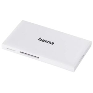 Hama External USB 3.0 Multi-Card Reader, SD/microSD/CF/MS, White, USB Powered