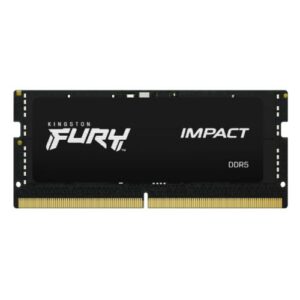 Kingston Fury Impact 16GB, DDR5, 5600MHz (PC5-44800), CL40, 1.1V, Intel XMP 3.0, SODIMM Memory