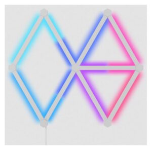 Nanoleaf Lines 60 Degrees Starter Kit (9-Lines), RGB Light Bars, Create an Illuminated Display, Screen Mirror/Music Reaction, App/Voice/Manual Control