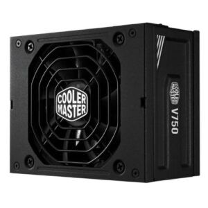Cooler Master 750W V SFX Gold 750 ATX 3.1 PSU, Fully Modular, FDB Bearing Fan, 80+ Gold, SFX-to-ATX Bracket, PCIe 5.1