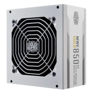 Cooler Master 850W MWE Gold V2 ATX 3.1 PSU, Fully Modular, HDB Bearing Fan, 80+ Gold, PCIe 5.1, White
