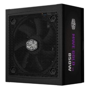 Cooler Master 850W MWE Gold V3 ATX 3.1 PSU, Fully Modular, HDB Bearing Fan, 80+ Gold, PCIe 5.1