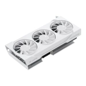 XFX Swift RX9070 OC White Triple 90mm Fan Gaming Edition, PCIe5, 16GB DDR6, HDMI, 3 DP, 2700MHz Clock, Overclocked