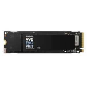 Samsung 1TB 990 EVO PLUS M.2 NVMe Gen4/5 SSD, M.2 2280, PCIe 4.0/5.0 x2, V-NAND, R/W 7150/6300 MB/s, 850K/1350K IOPS