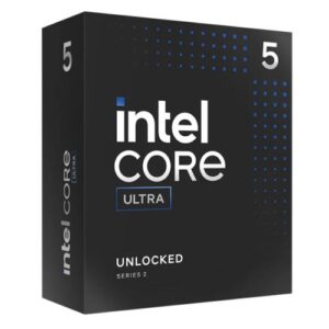Intel Core Ultra 5 245K CPU, 1851, 5.2GHz Turbo, 14-Core, 125W (159W Turbo), 24MB Cache, Unlocked, Arrow Lake, NO HEATSINK/FAN