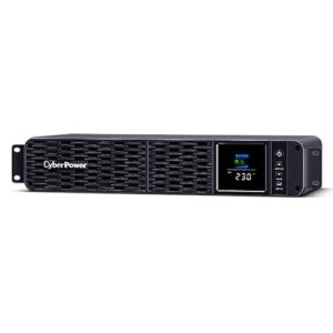 CyberPower Advanced PFC Sinewave 2U Rackmount 2000VA UPS, 1200W, Colour LCD, 8x IEC C13, USB, Hot-swappable Batteries