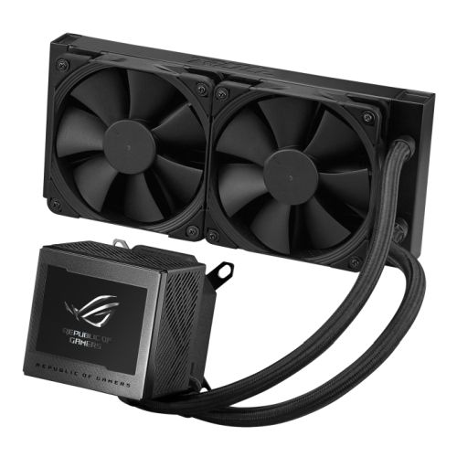 Asus ROG Ryujin III 240mm Liquid CPU Cooler, 2x 120mm PWM Noctua Fans, Full Colour Customisable LCD Display