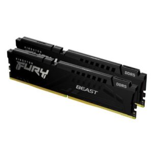 Kingston Fury Beast 32GB Kit (2 x 16GB), DDR5, 5200MHz, CL40, 1.25V, ECC, XMP 3.0, PMIC, DIMM Memory