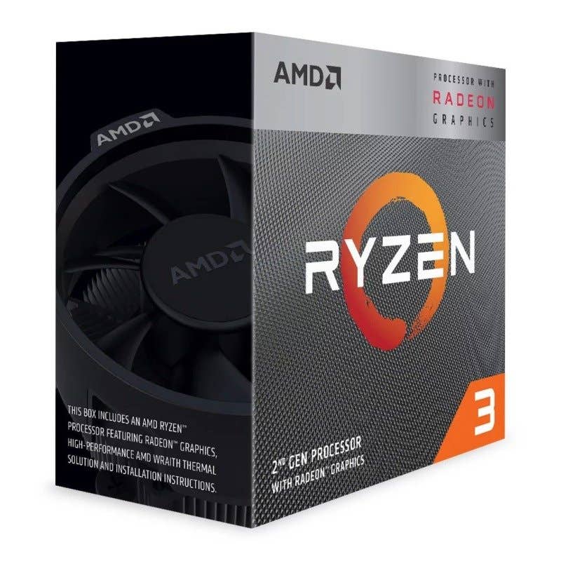 AMD Ryzen 3 4300G 3.8GHz Quad-Core Processor with Radeon Graphics & Cooler - Image 2