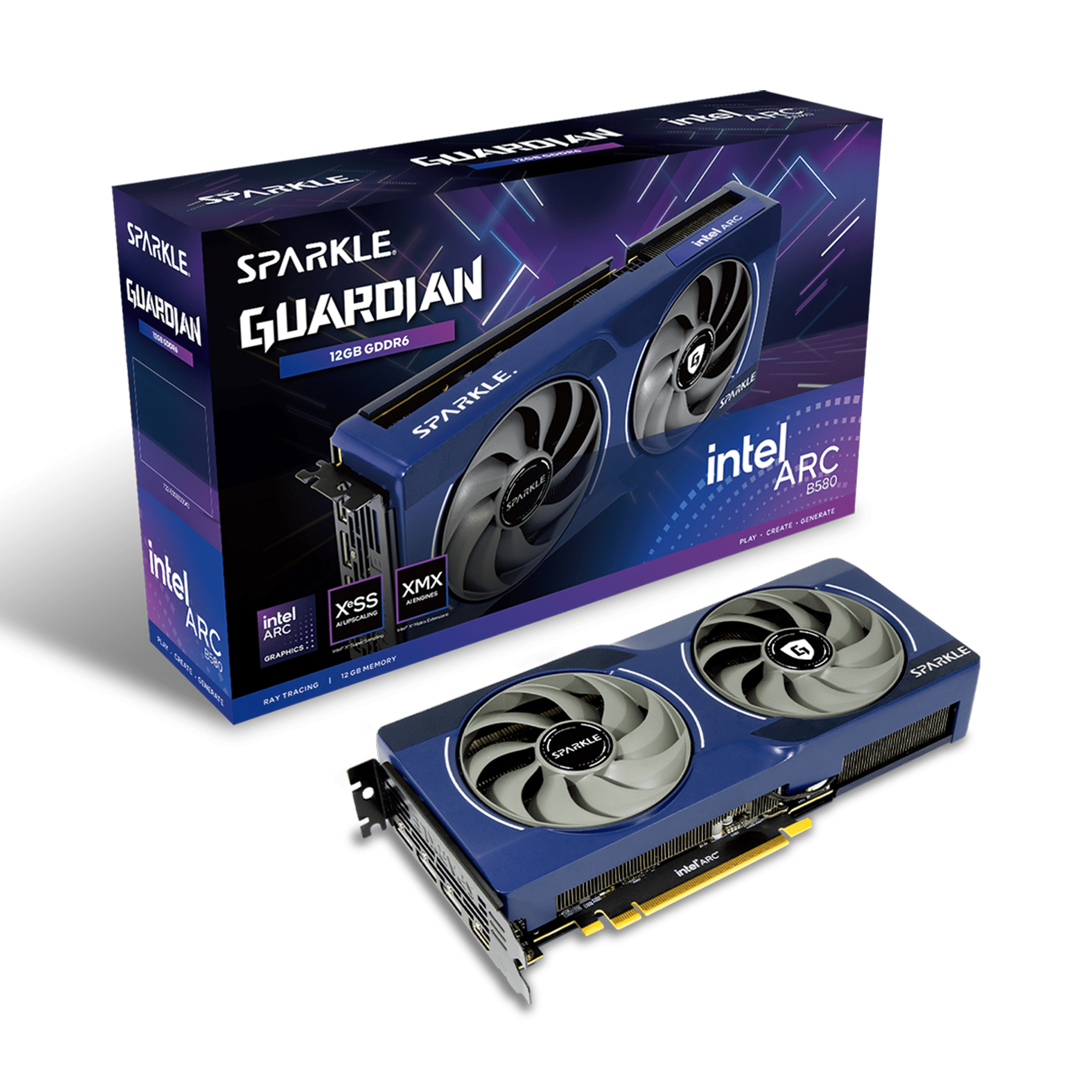 SPARKLE Intel Arc B580 Guardian 12GB GDDR6 Graphics Card