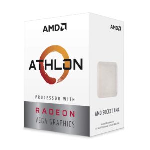 AMD Athlon 3000G Dual-Core 3.5GHz AM4 Processor with Radeon Vega 3 Graphics