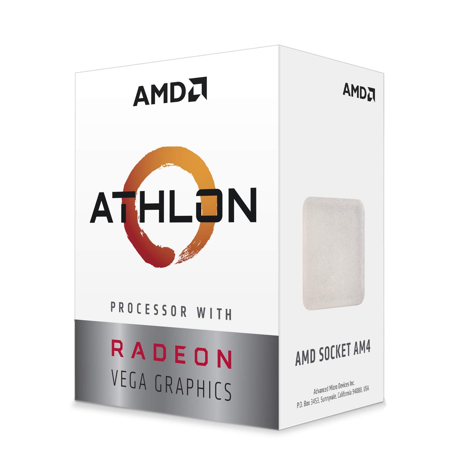 AMD Athlon 3000G Dual-Core 3.5GHz AM4 Processor with Radeon Vega 3 Graphics