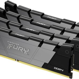 Kingston FURY Beast 128GB (4x32GB) DDR4 3200MHz CL16 Memory Kit Black