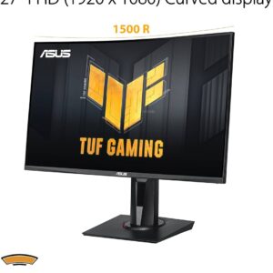 ASUS TUF Gaming VG27VQM 27" 1500R Curved Gaming Monitor