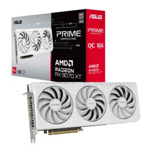 ASUS PRIME Radeon RX 9070 XT OC White Edition 16GB GDDR6